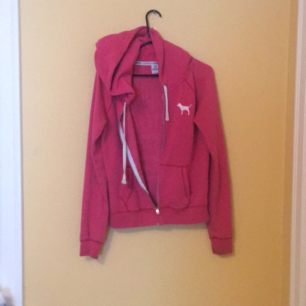 Pink Victoria’s Secret jacket